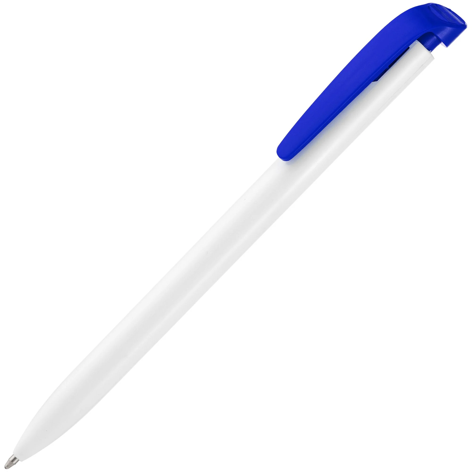 Ручка Favorite белая с синим клипом